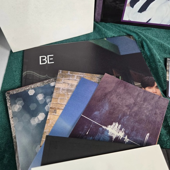 BTS BE Deluxe Edition CD Album Box Set and Shutterfly Book - Picture 3 of 12